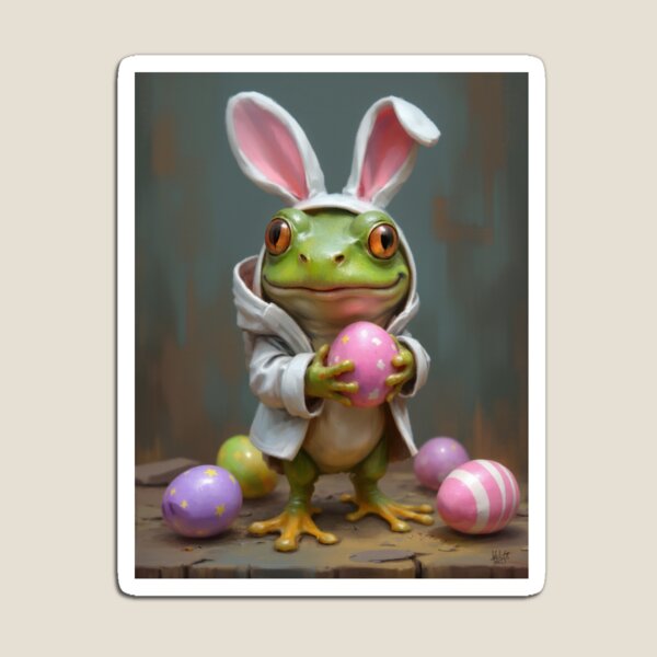 Item preview, Frog Easter Bunny designed and sold by Nigel the Frog.