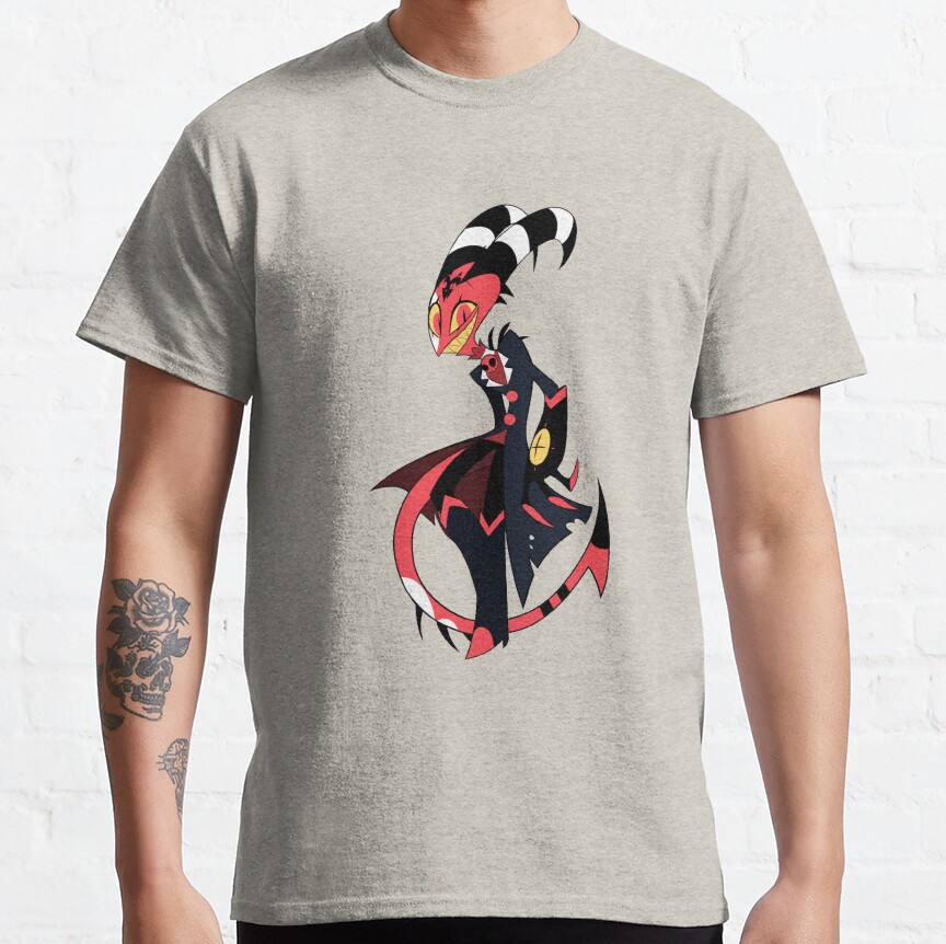 Hazbin Hotel Classic T-Shirt Styletee Teeblend Everstyletees Eclatfashion Chicteedesigns Novateetrend Seatcovers Charmtee Onlyshirt Shirtvibes Eliteeshoes Modernpulse Aurahome Shirttrend Novastyletees Wildwesttee Teeculture 4Fansport