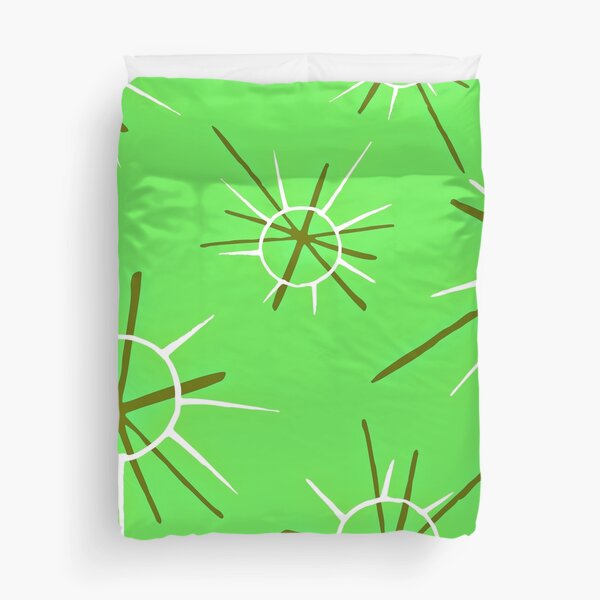 Item preview, Mid-Century Modern Lime Green Atomic Starburst Pattern designed and sold by DEC02.