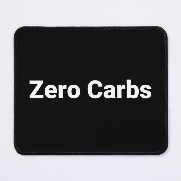 Item preview, Zero Carbs designed and sold by Text-based T-Shirts and Gifts.
