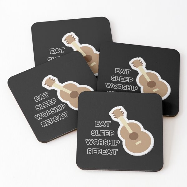 Item preview, Guitar Worship | Eat. Sleep. Worship. Repeat. Sticker designed and sold by FestivityFinds.