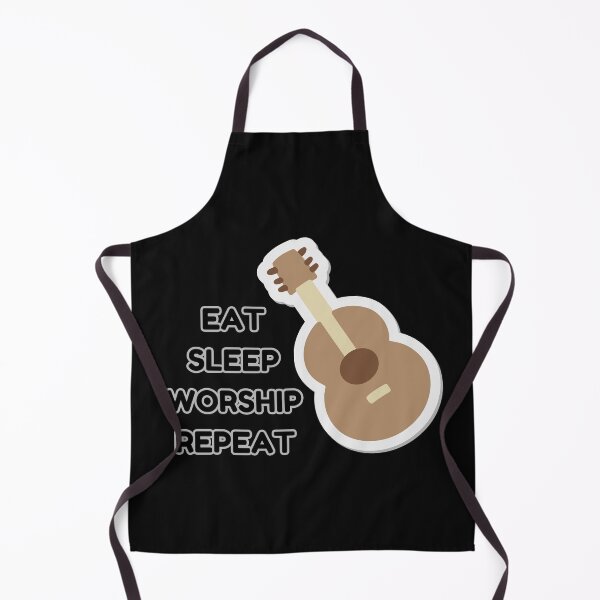 Item preview, Guitar Worship | Eat. Sleep. Worship. Repeat. Sticker designed and sold by FestivityFinds.