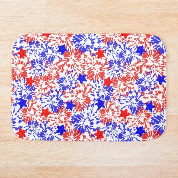 Item preview, Red, White, and Blue Tie Dye Stars designed and sold by XPixelPerfectX.