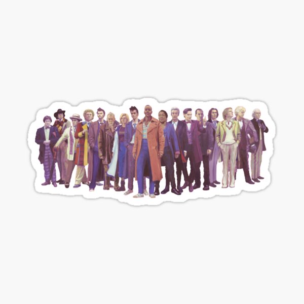 Item preview, The 17 Drs Whos lineup designed and sold by EvaShea.