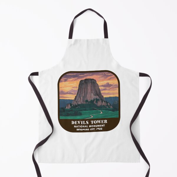 Item preview, Vintage Devils Tower National Monument (Wyoming) designed and sold by RabbitK.