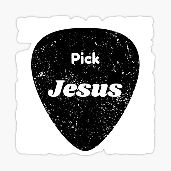 Item preview, Pick Jesus Christian Design Sticker designed and sold by FestivityFinds.