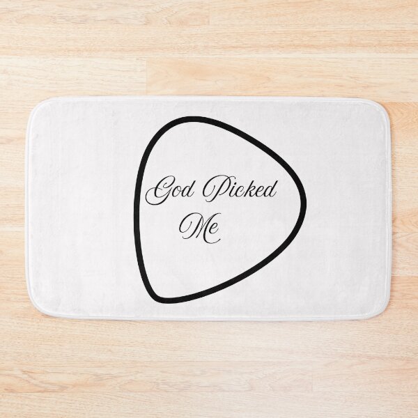 Item preview, God Picked Me Funny Reformed Christian Pick Jesus Guitar Pick, Music Sticker designed and sold by FestivityFinds.