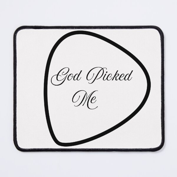 Item preview, God Picked Me Funny Reformed Christian Pick Jesus Guitar Pick, Music Sticker designed and sold by FestivityFinds.