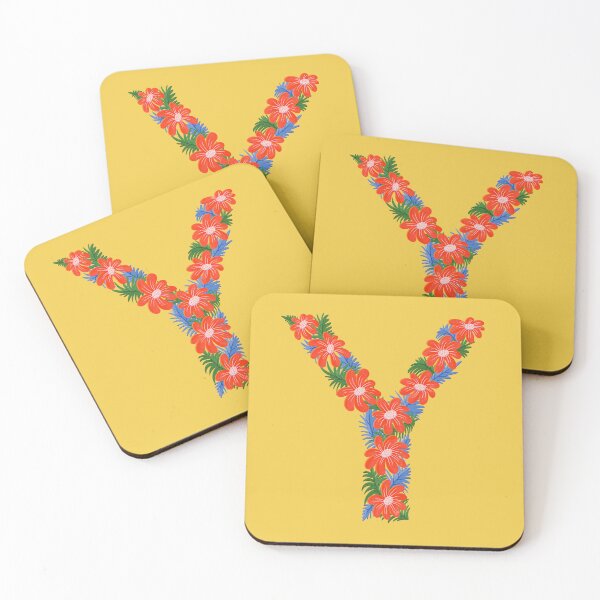 Item preview, Floral letter Y designed and sold by Kaushlydraw.