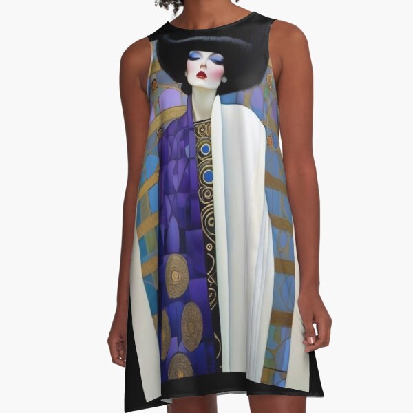 Item preview, Her Gown Flowed Gracefully designed and sold by ARTNOIR-STORE.
