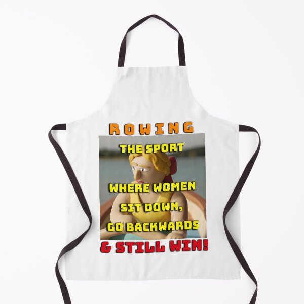 Item preview, Rowing - The Sport Where Women Sit Down, Go Backwards & Still Win! (White Background) designed and sold by Michael van der Hoorn.