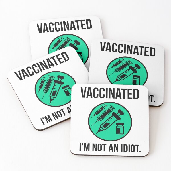 Item preview, Vaccinated I’m not an idiot  designed and sold by Rachel the Artist .