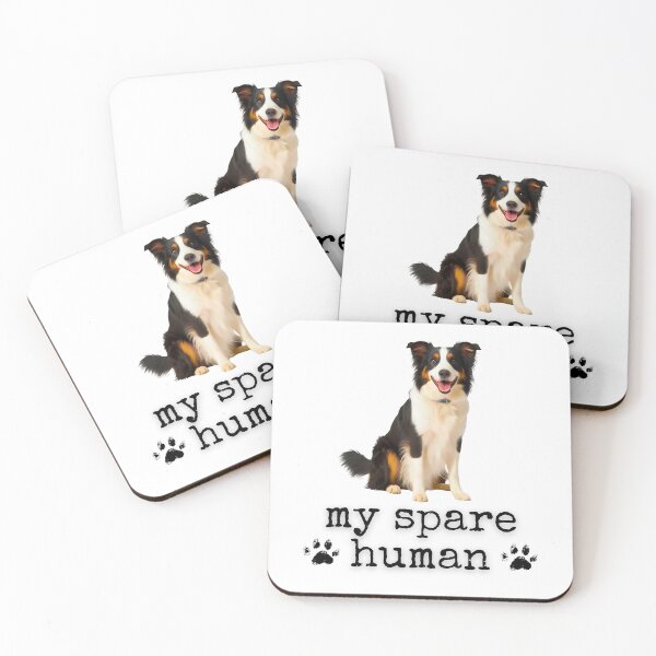 Item preview, Funny Border Collie "My Spare Human" Design – Dog Lover Humor Gift designed and sold by Fredster1966.