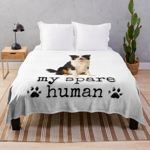 Item preview, Funny Border Collie "My Spare Human" Design – Dog Lover Humor Gift designed and sold by Fredster1966.