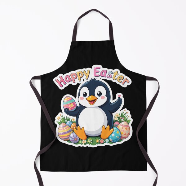 Item preview, Happy Easter Penguin Easter Eggs Sticker designed and sold by FestivityFinds.