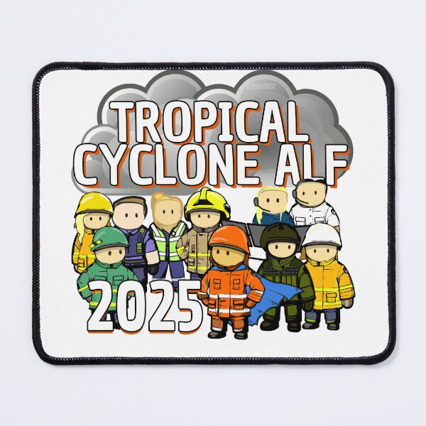 Item preview, Tropical Cyclone Alf deployment stickers designed and sold by Flashover.