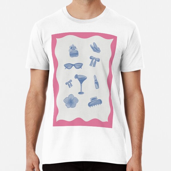 Item preview, Girly things with pink wavy border designed and sold by WildDoveAU.