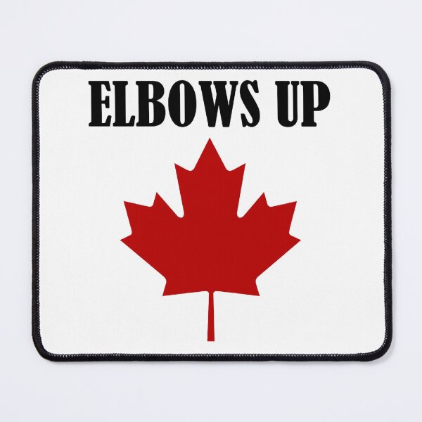 Item preview, Elbows Up, True North Strong and Free, Canadian Hockey Culture designed and sold by delacerdaan.