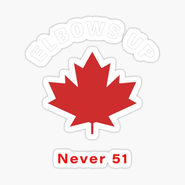 Vista previa del artículo con la obra «Codo arriba - Never 51 Canada», diseñado y vendido por delacerdaan.