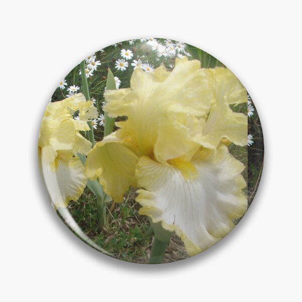 Item preview, Iris Flowers and Daisies Lovely Yellow designed and sold by Sarah  Rajkotwala.