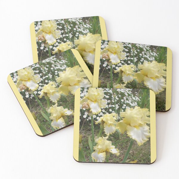 Item preview, Iris Flowers and Daisies Lovely Yellow designed and sold by Sarah  Rajkotwala.
