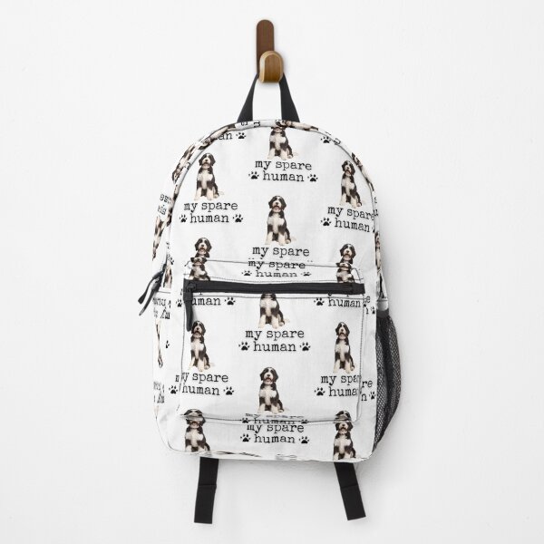 Item preview, Funny Bernedoodle "My Spare Human" Design – Dog Lover Humor designed and sold by Fredster1966.