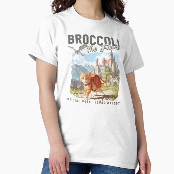 Item preview, Broccoli the Fierce, Sworn Protector of the Quest Squad, Fourth Wing designed and sold by Judestudio.