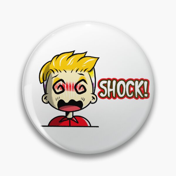 Item preview, Shock! – Cartoon Style Expression Art designed and sold by Memorph.