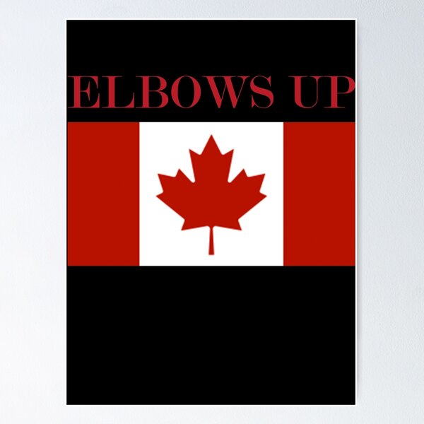 Item preview, Elbows Up, Canada Flag designed and sold by delacerdaan.