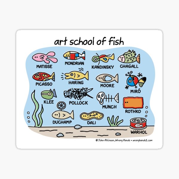 Art School Stickers for Sale