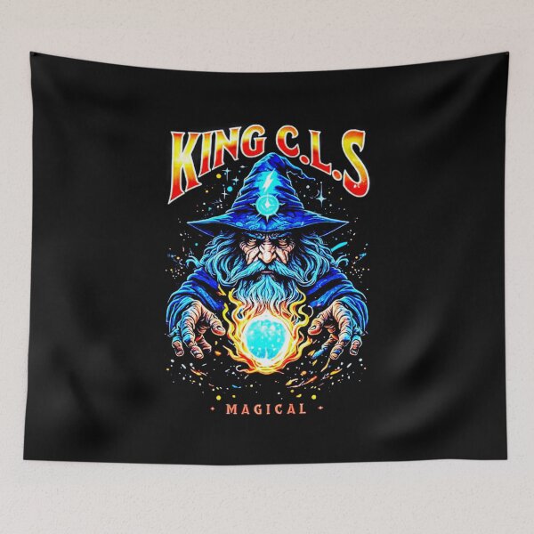 Item preview, King C.L.S King Wizard | Magical | Black | Royal Blue | Red Orange | Yellow  designed and sold by Kingcls.