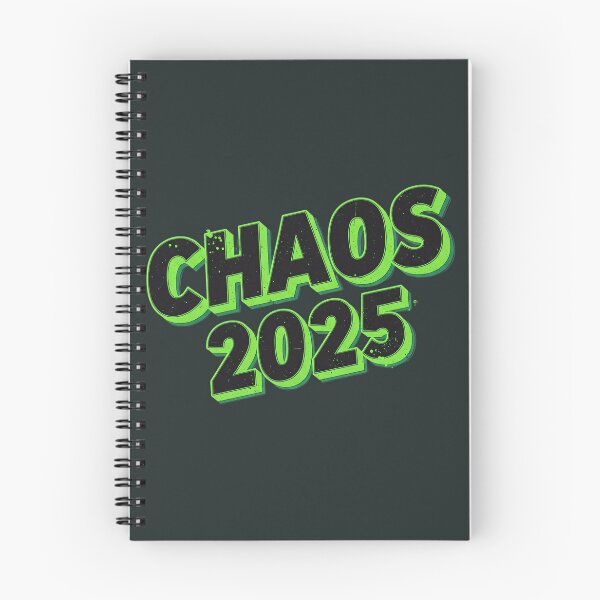 Item preview, CHAOS 2025 Neon Green Art Print - Bold Streetwear Wall Decor designed and sold by ethnicdigital.