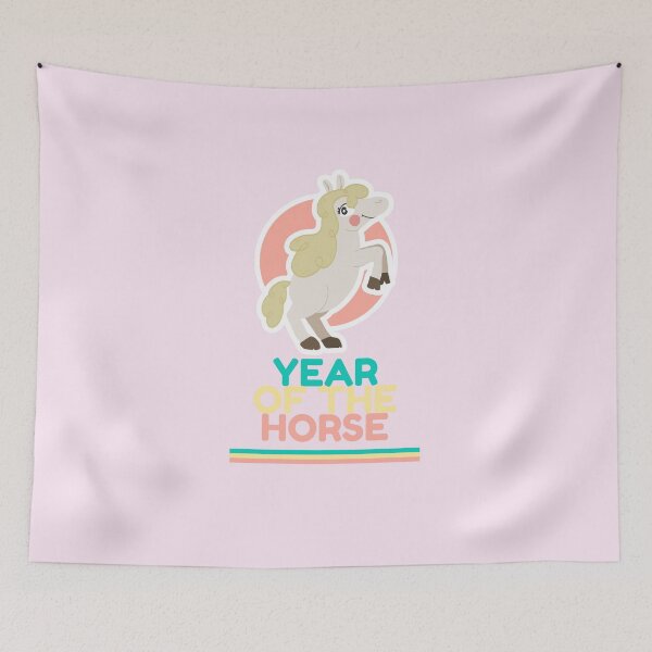 Item preview, Year Of The Horse Feminine Prancing Female Horse designed and sold by GraTEEtude.