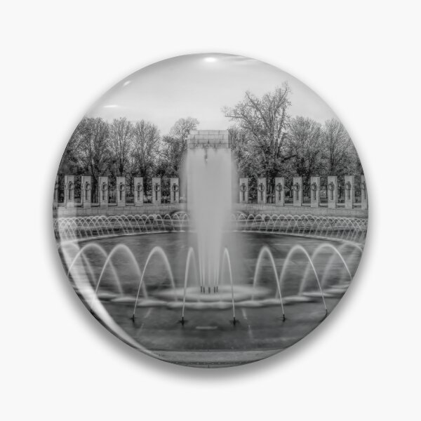 Item preview, World War II Memorial at Sunset 3 BW designed and sold by jrtwynam.