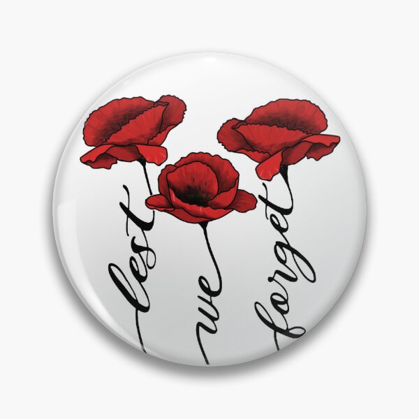 Item preview,  anzac day 2025 - Lest We Forget - Red Poppy Day Australian  Men Woman Kids designed and sold by Taylor  ART.