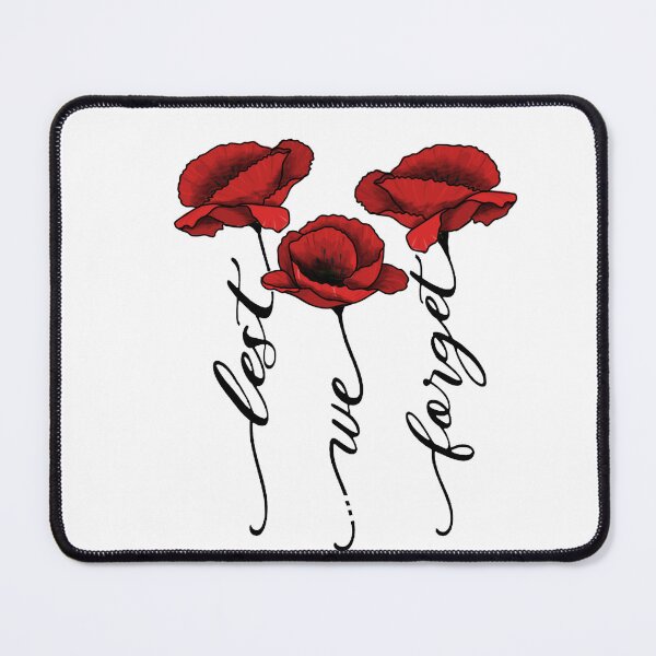 Item preview, anzac day 2025 - Lest We Forget - Red Poppy Day Australian Men Woman Kids designed and sold by Taylor ART.