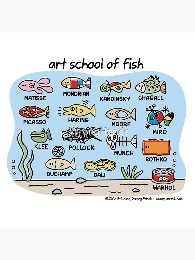 art school of fish by WrongHands