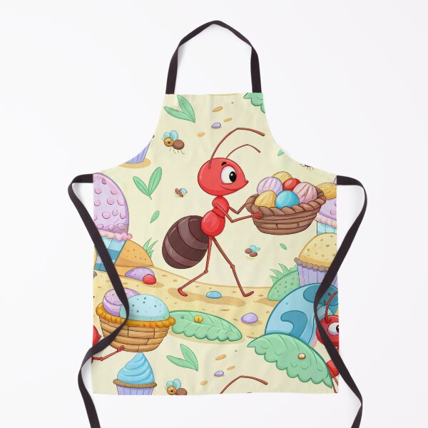 Item preview, Cute Red Ant Carrying Sweets into Its Nest designed and sold by WinusYTS.