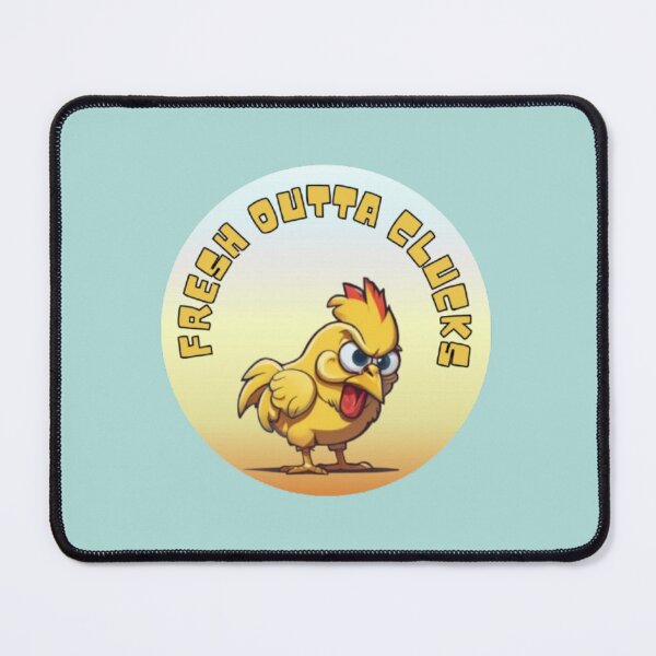 Item preview, Fresh Outta Clucks - Funny Chicken Pun designed and sold by LMoonDesigns.