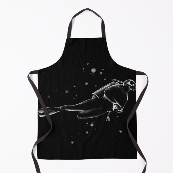 Item preview, Monochrome Scuba Diver designed and sold by TurtleDojo.
