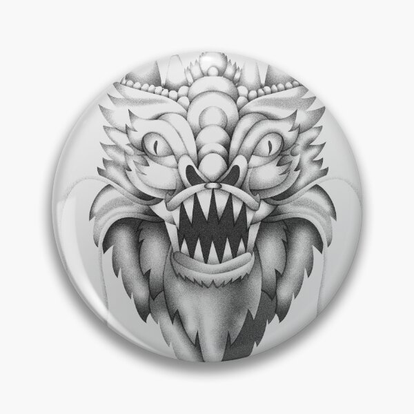 Item preview, Yaksha-inspired dragon - Fierce Protector designed and sold by soyabeanslang.