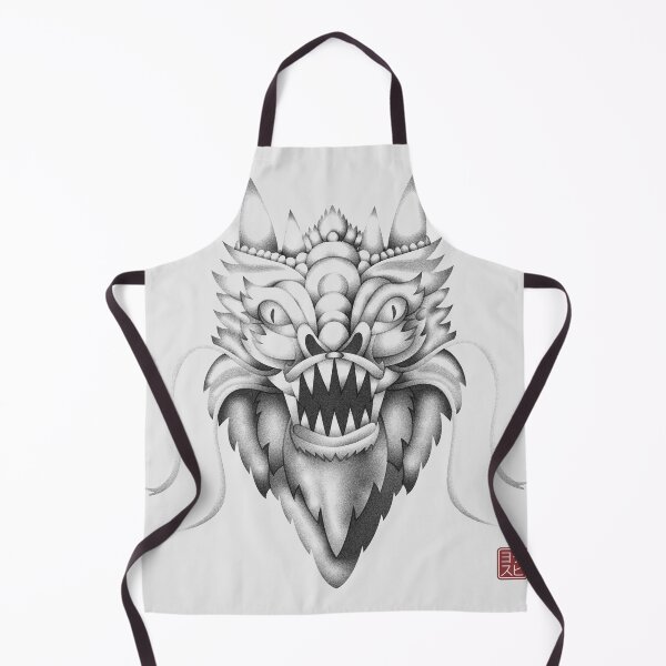 Item preview, Yaksha-inspired dragon - Fierce Protector designed and sold by soyabeanslang.
