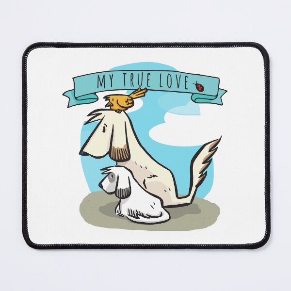 Item preview, My True Love, Two Puppies and a Little Bird. Pets. P11 designed and sold by ParissiFriends.