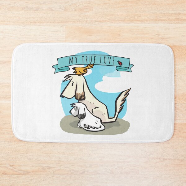 Item preview, My True Love, Two Puppies and a Little Bird. Pets. P11 designed and sold by ParissiFriends.