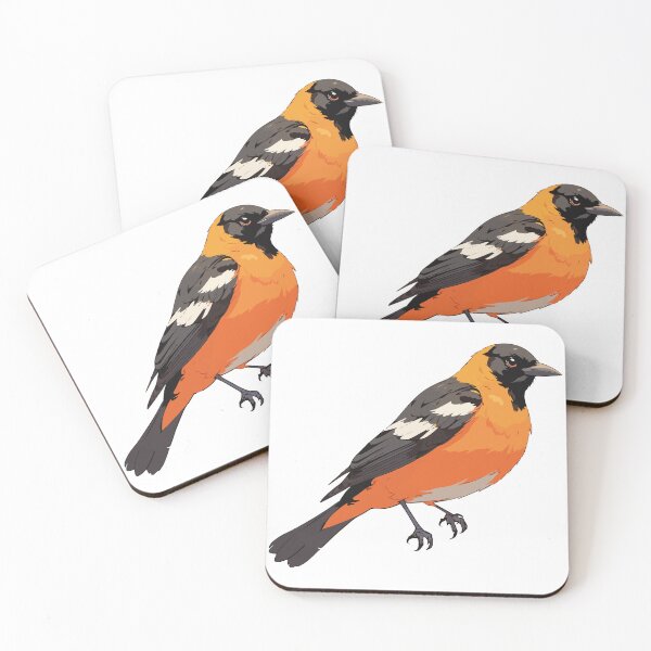 Item preview, Orange and Black Bird designed and sold by TurtleDojo.