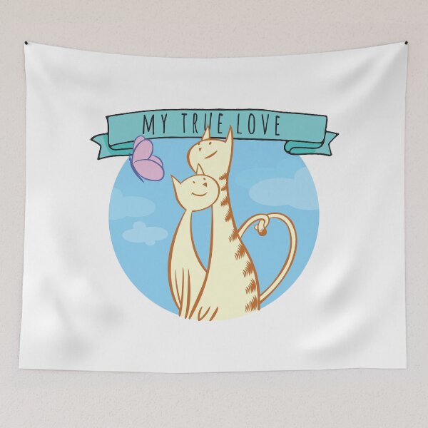 Item preview, My True Love, Love Cats. Pets. P14 designed and sold by ParissiFriends.