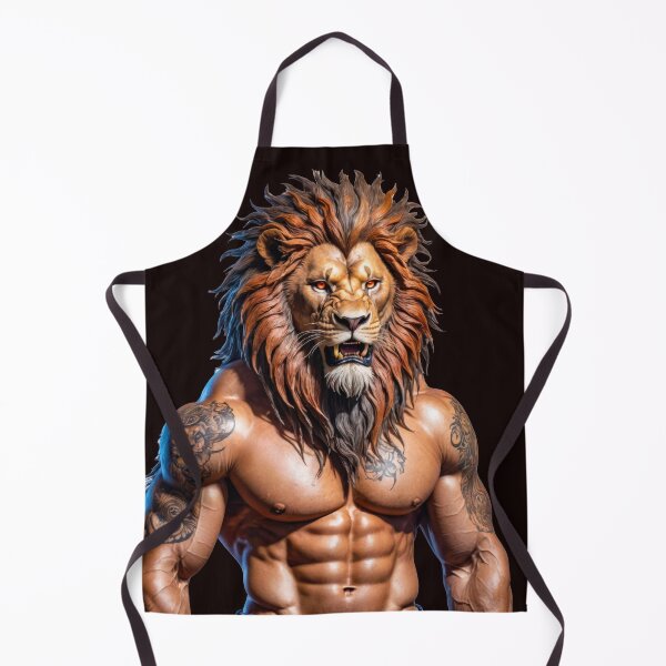 Item preview, Muscular humanoid with a lion's head designed and sold by paiteen09.