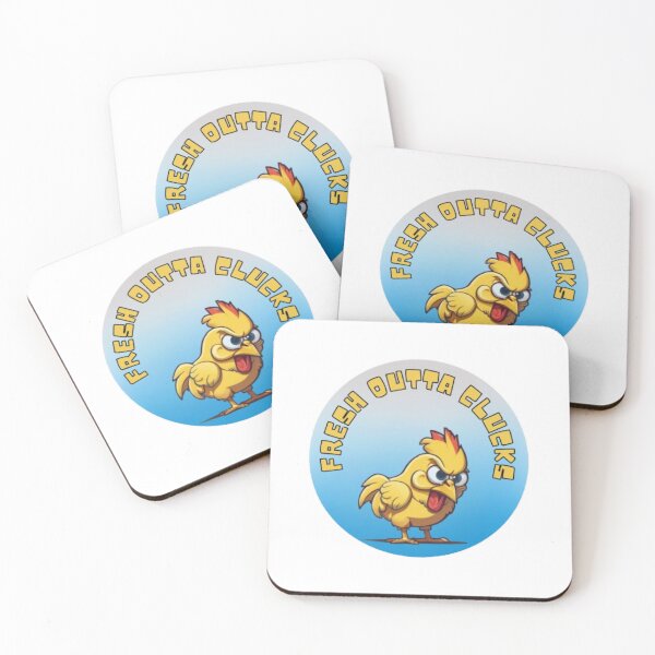 Item preview, Fresh Outta Clucks - Funny Chicken Pun designed and sold by LMoonDesigns.