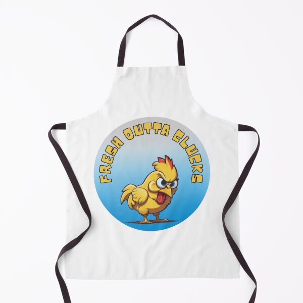 Item preview, Fresh Outta Clucks - Funny Chicken Pun designed and sold by LMoonDesigns.