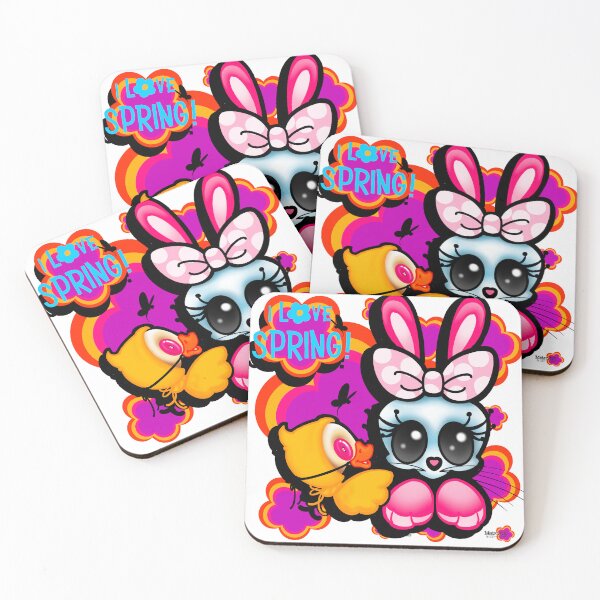 Item preview, Skullie and Boop loving spring designed and sold by MetroInk.